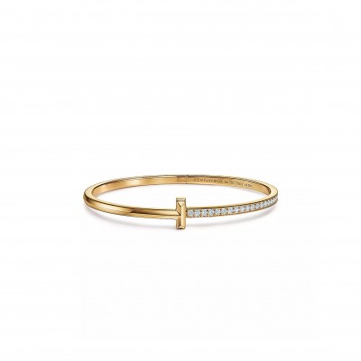 TIFFANY T T1 NARROW DIAMOND HINGED BANGLE 68315689